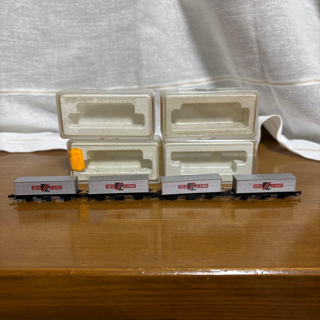 SEA LAND 貨物車 4両セット メルクリン コンテナ Zゲージ シーランド