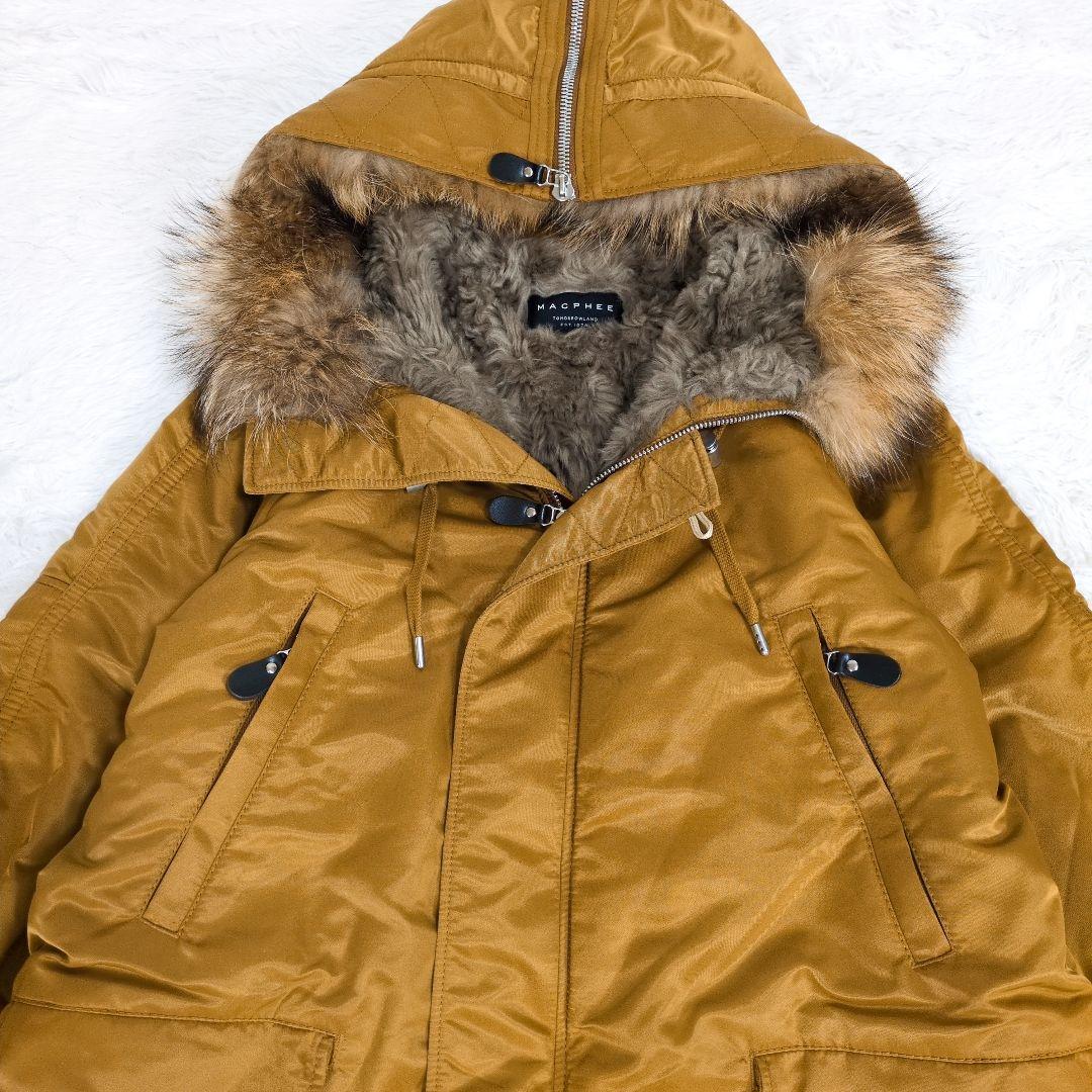 トゥモローランド マカフィー N-2B 裏ボア モッズコート ラクーンファー