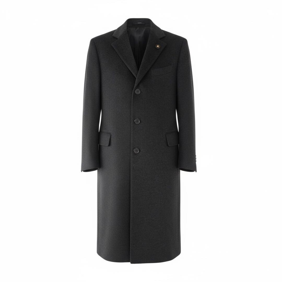 極美品✨ラルディーニ LARDINI カシミヤ100% チェスターコート 50