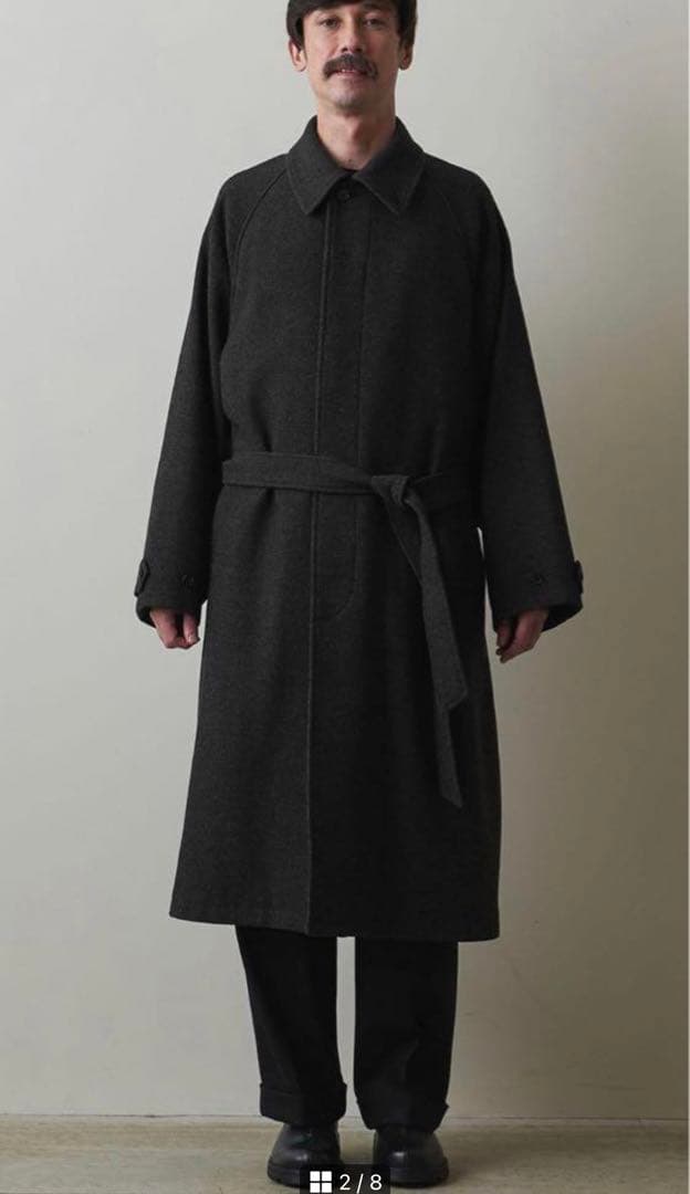 Steven Alan COOKIE CLTH BALMACAAN COAT - ステンカラーコート新しい