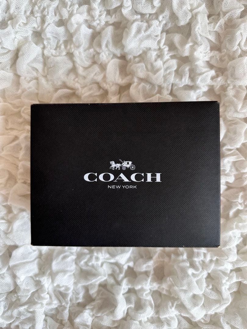 【新品✨未使用品】COACH 6 リング キー ケース クロスグレイン レザー