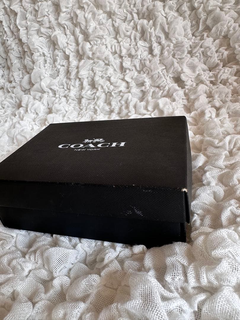 【新品✨未使用品】COACH 6 リング キー ケース クロスグレイン レザー