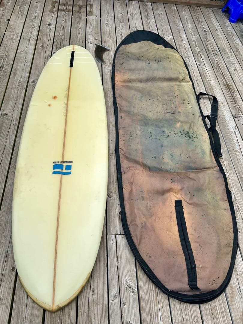 さらに値下げ⭐︎T-STICK ファンボード6.6ft 198cm ケース&フィン