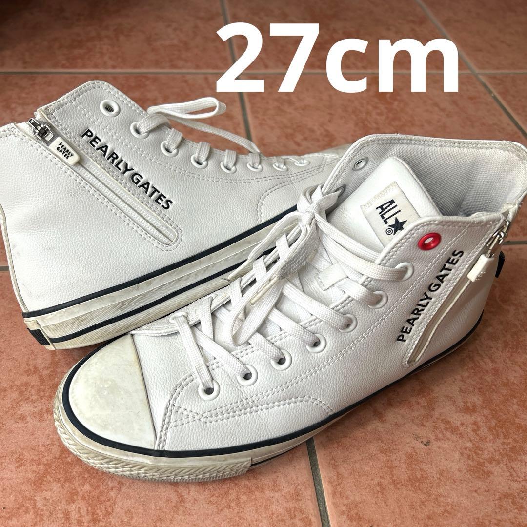 パーリーゲイツ×コンバース　スパイクレスシューズ