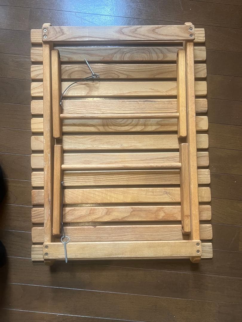 セット販売。ブルーリッジチェアワークスカロリナスナックテーブル&チェア(赤)2脚