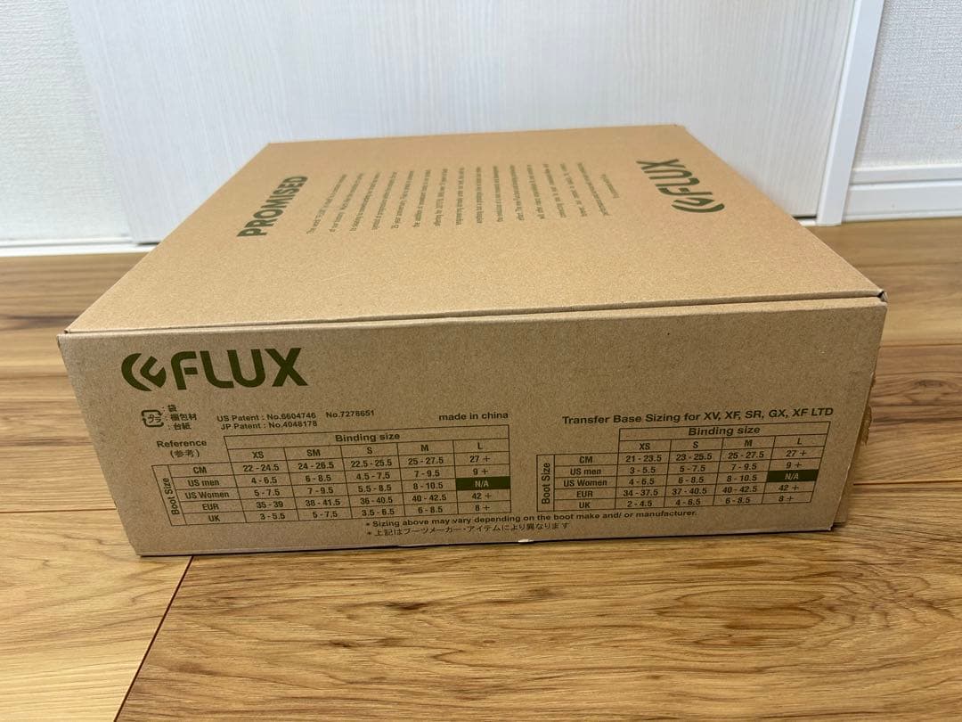 ※【楽一番公式アカウント06 専用】FLUXバインディング!XF / Sサイズ