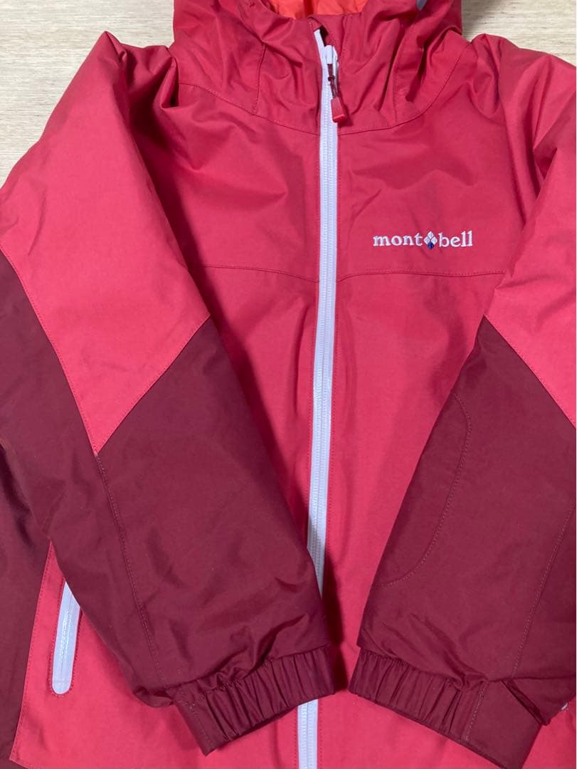 モンベル スノーウェア スキーウェア 上下 130cm