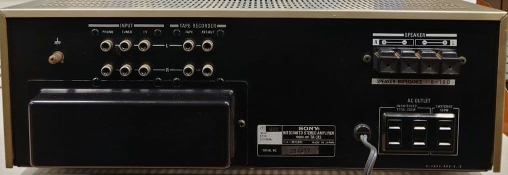 希少】SONY TA-313 プリメインアンプ - メルカリ