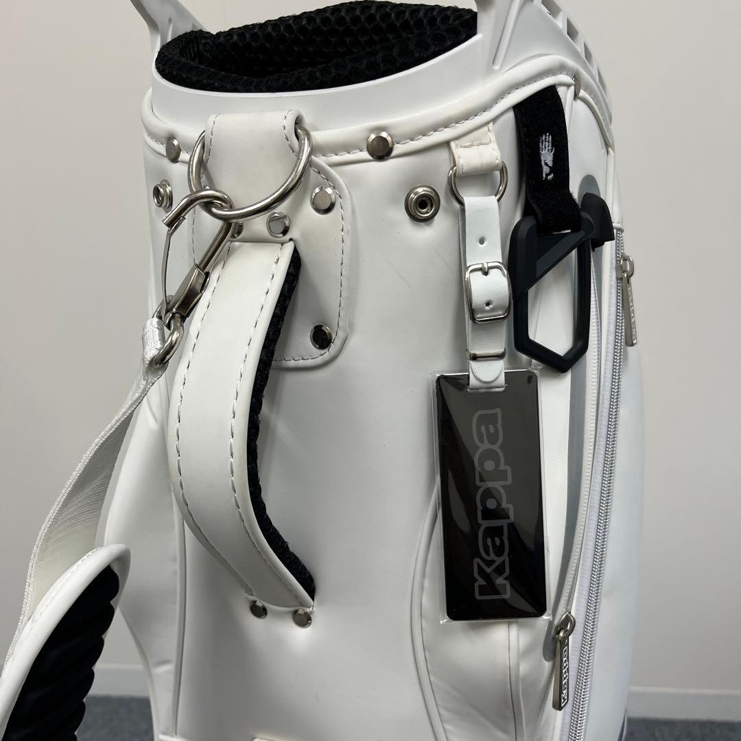 ハ*ー様 Kappa カッパ ゴルフ スタンド キャディバッグ 9型 ホワイト