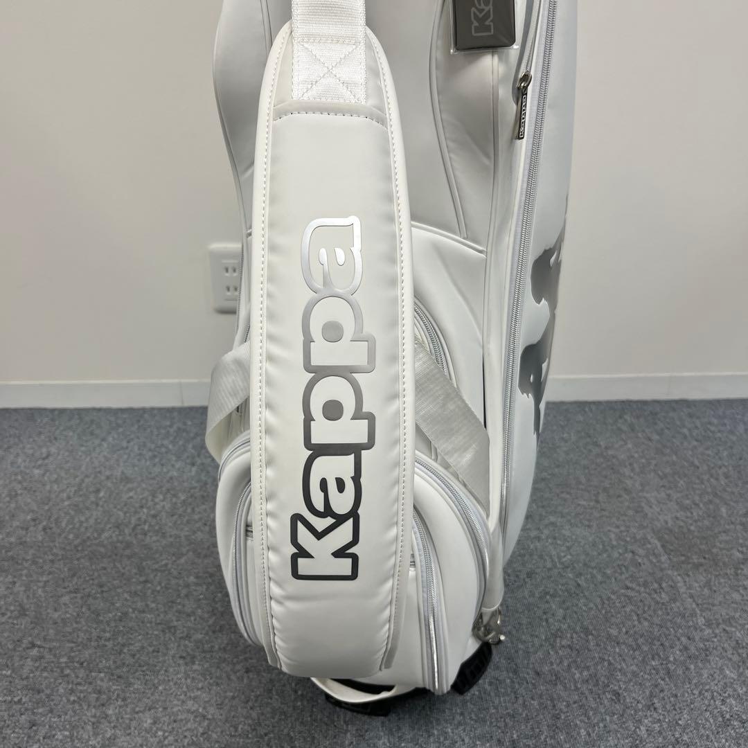 ハ*ー様 Kappa カッパ ゴルフ スタンド キャディバッグ 9型 ホワイト