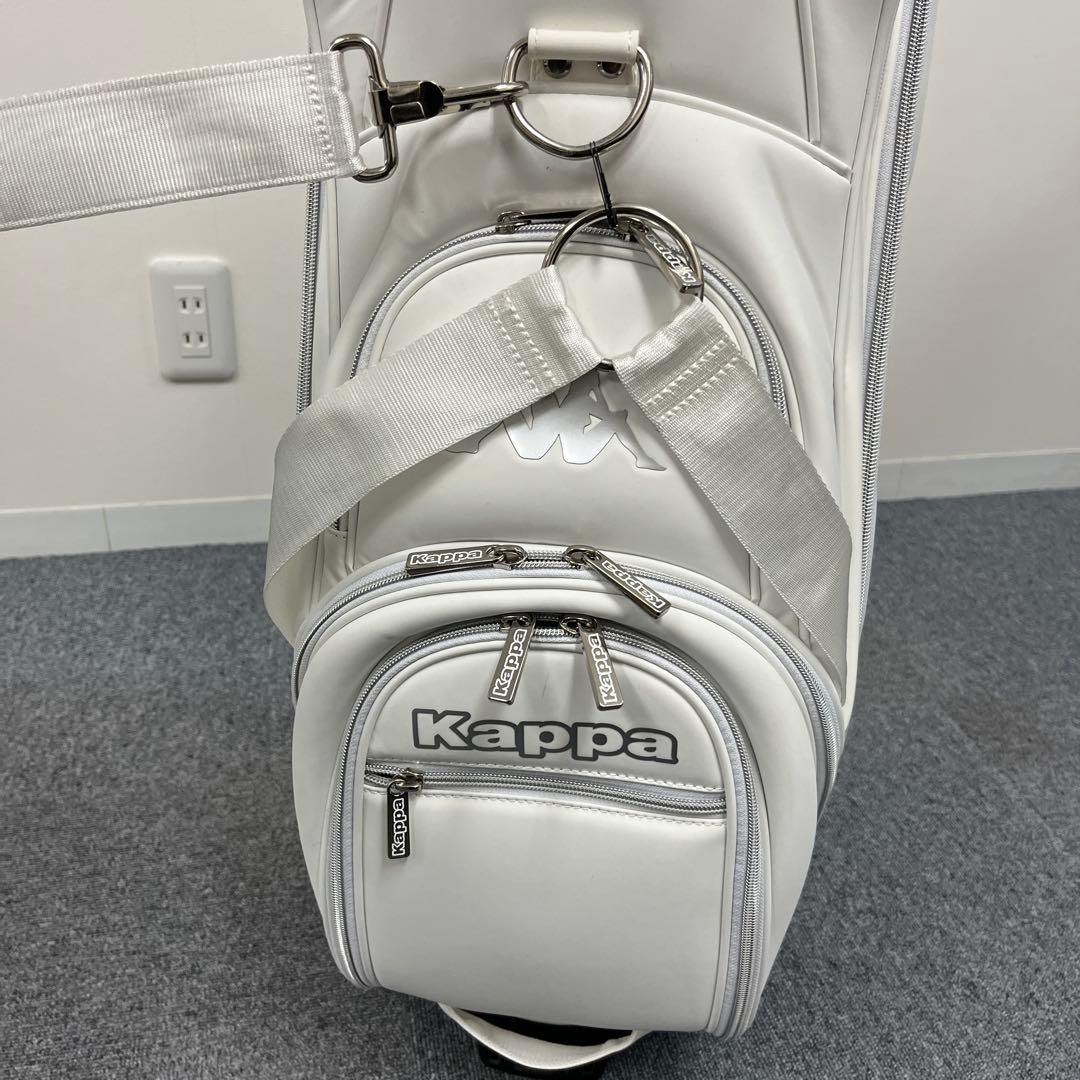 ハ*ー様 Kappa カッパ ゴルフ スタンド キャディバッグ 9型 ホワイト