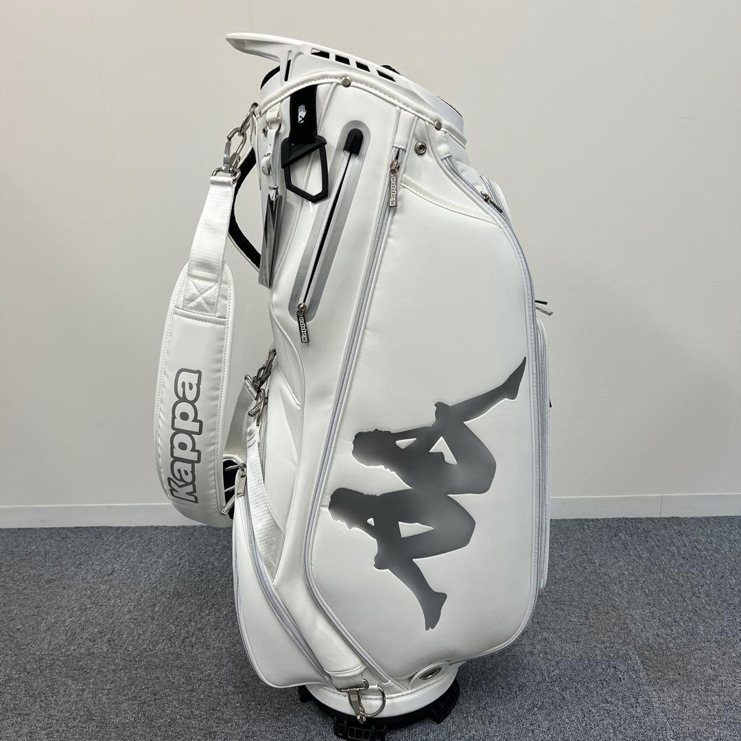 ハ*ー様 Kappa カッパ ゴルフ スタンド キャディバッグ 9型 ホワイト