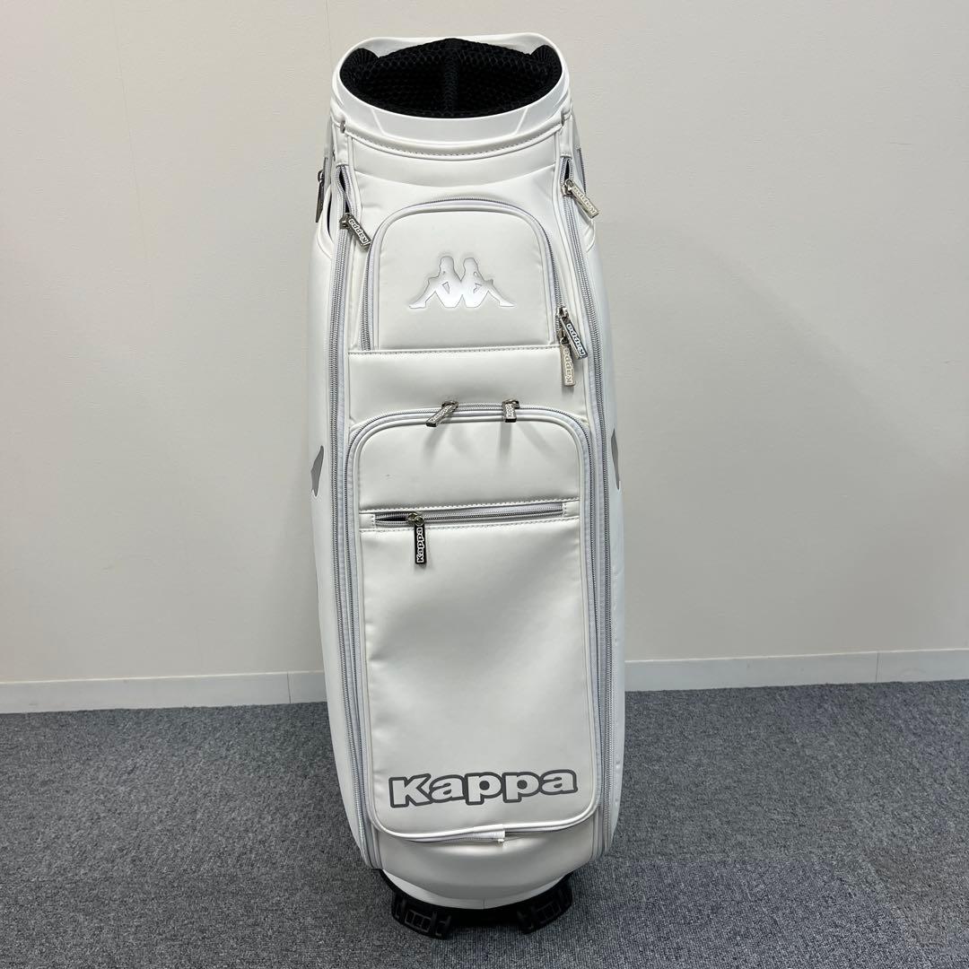 ハ*ー様 Kappa カッパ ゴルフ スタンド キャディバッグ 9型 ホワイト