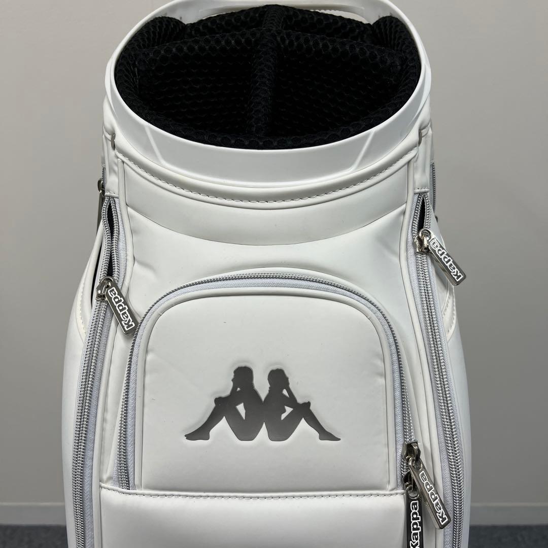 ハ*ー様 Kappa カッパ ゴルフ スタンド キャディバッグ 9型 ホワイト