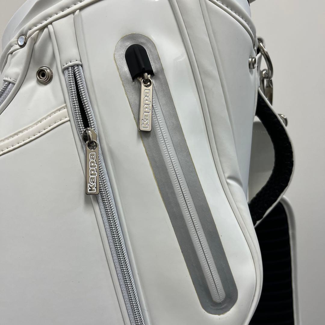 ハ*ー様 Kappa カッパ ゴルフ スタンド キャディバッグ 9型 ホワイト