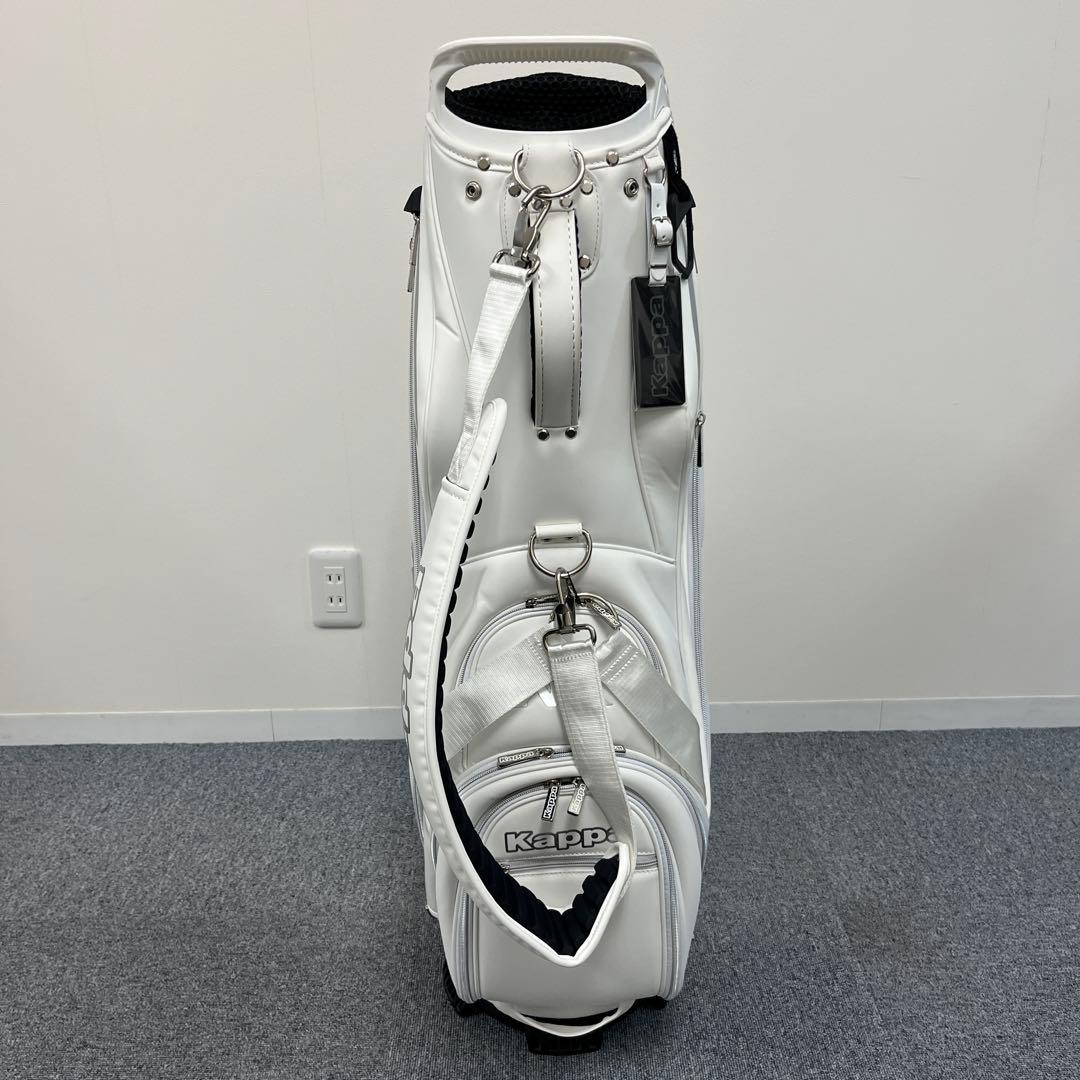 ハ*ー様 Kappa カッパ ゴルフ スタンド キャディバッグ 9型 ホワイト