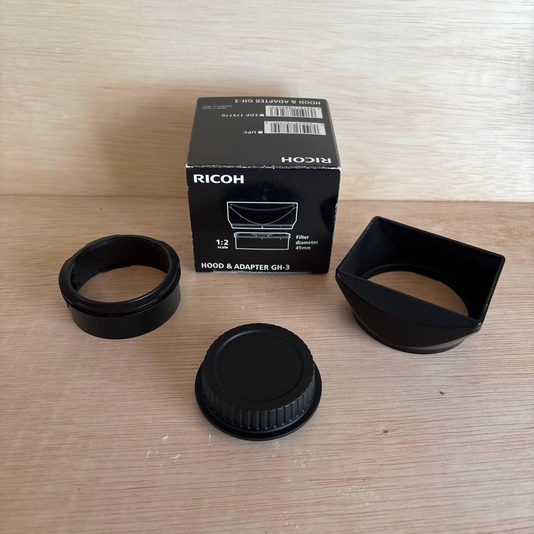 H*。様 RICOH GR APS-C 初代　リコーGR スイッチ　フード付属