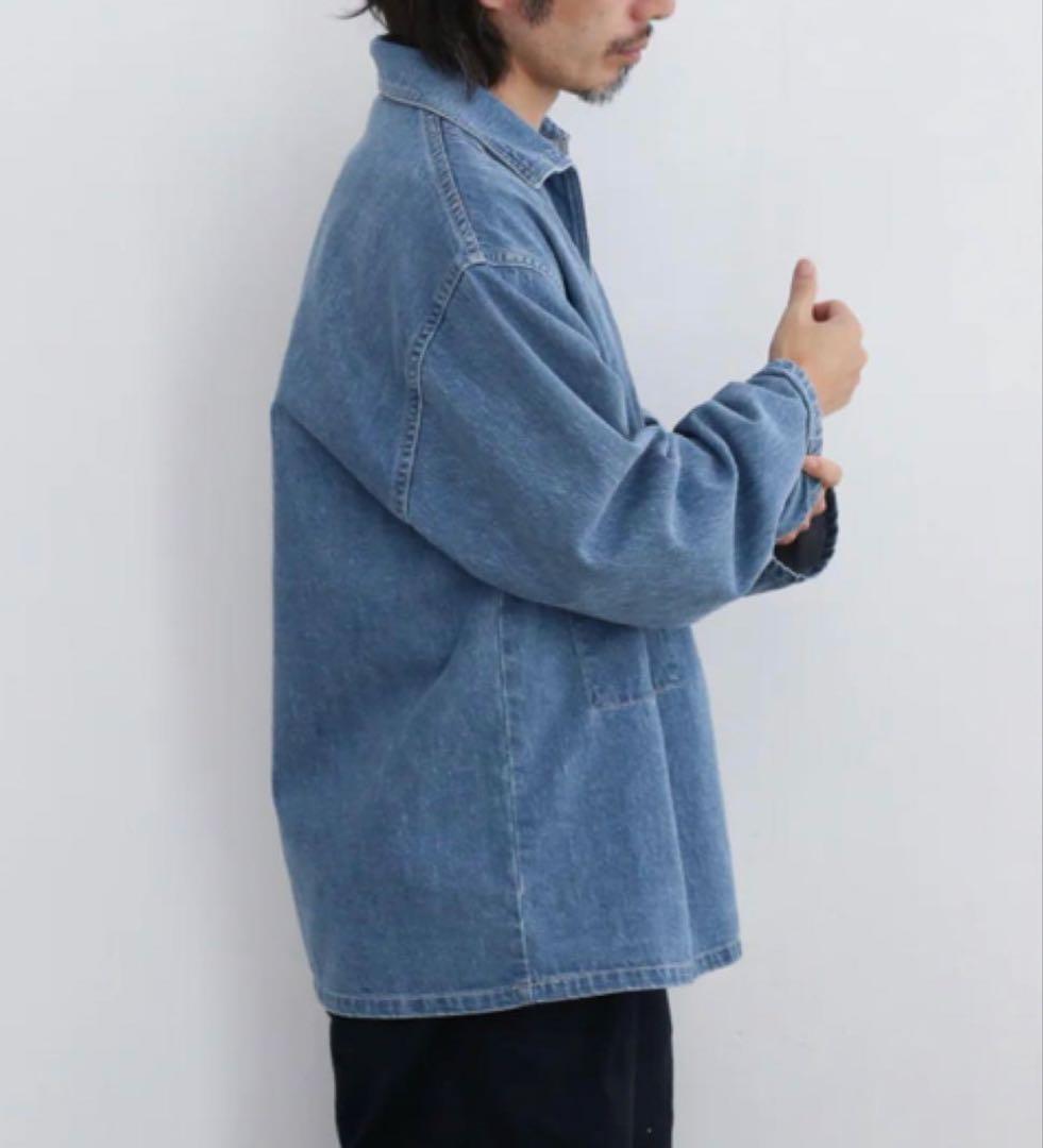 ジャケット・アウター AURALEE 24SS FADED LIGHT DENIM P/O SHIRT