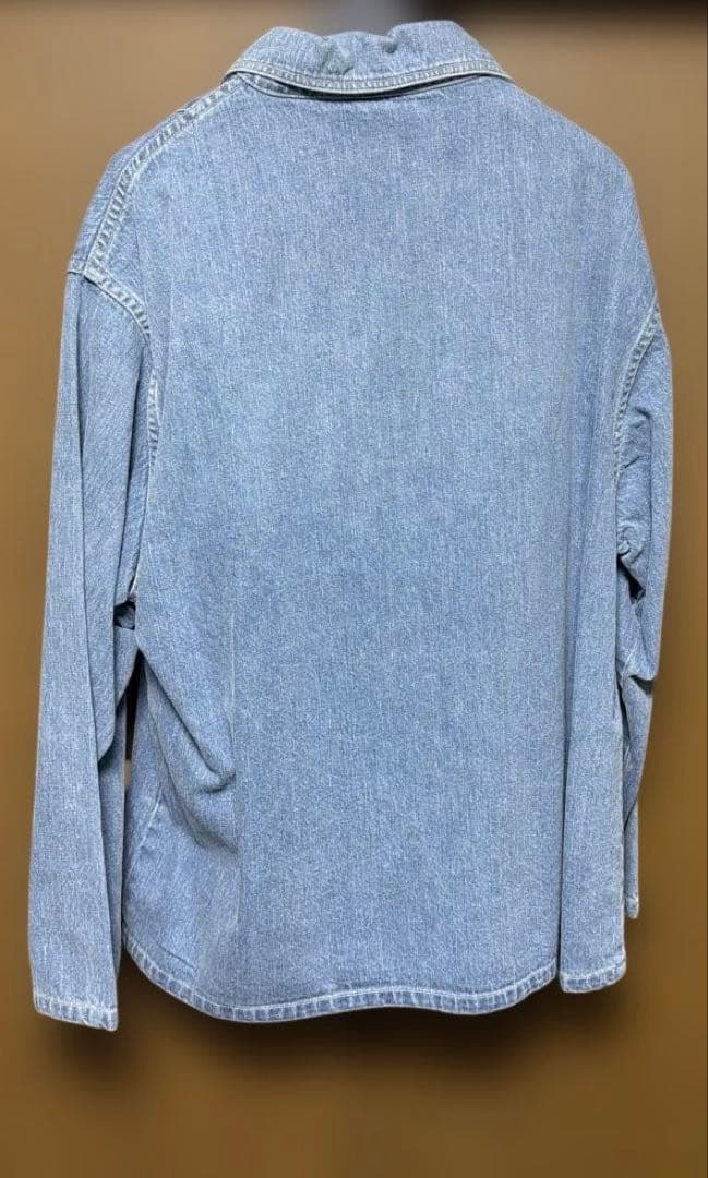 ジャケット・アウター AURALEE 24SS FADED LIGHT DENIM P/O SHIRT