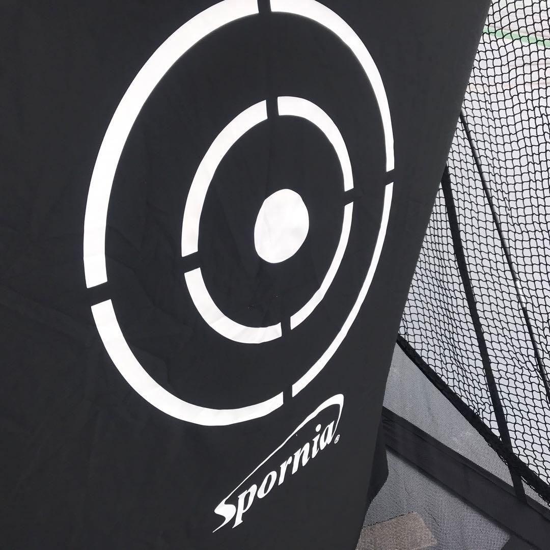 【美品/即納】スポーニア ゴルフネット 自動返球 /簡単設置/ポップアップ式