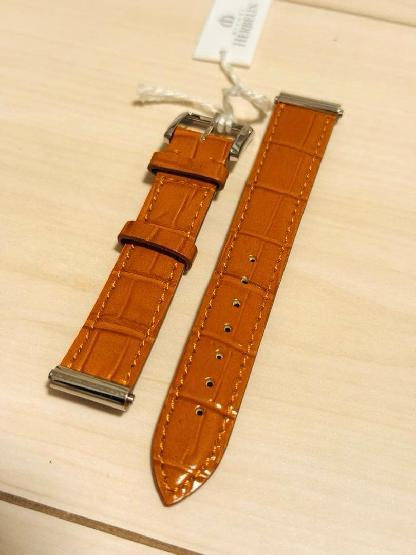 【新品/未使用】【 MICHEL HERBELIN 】レザー調時計ベルト