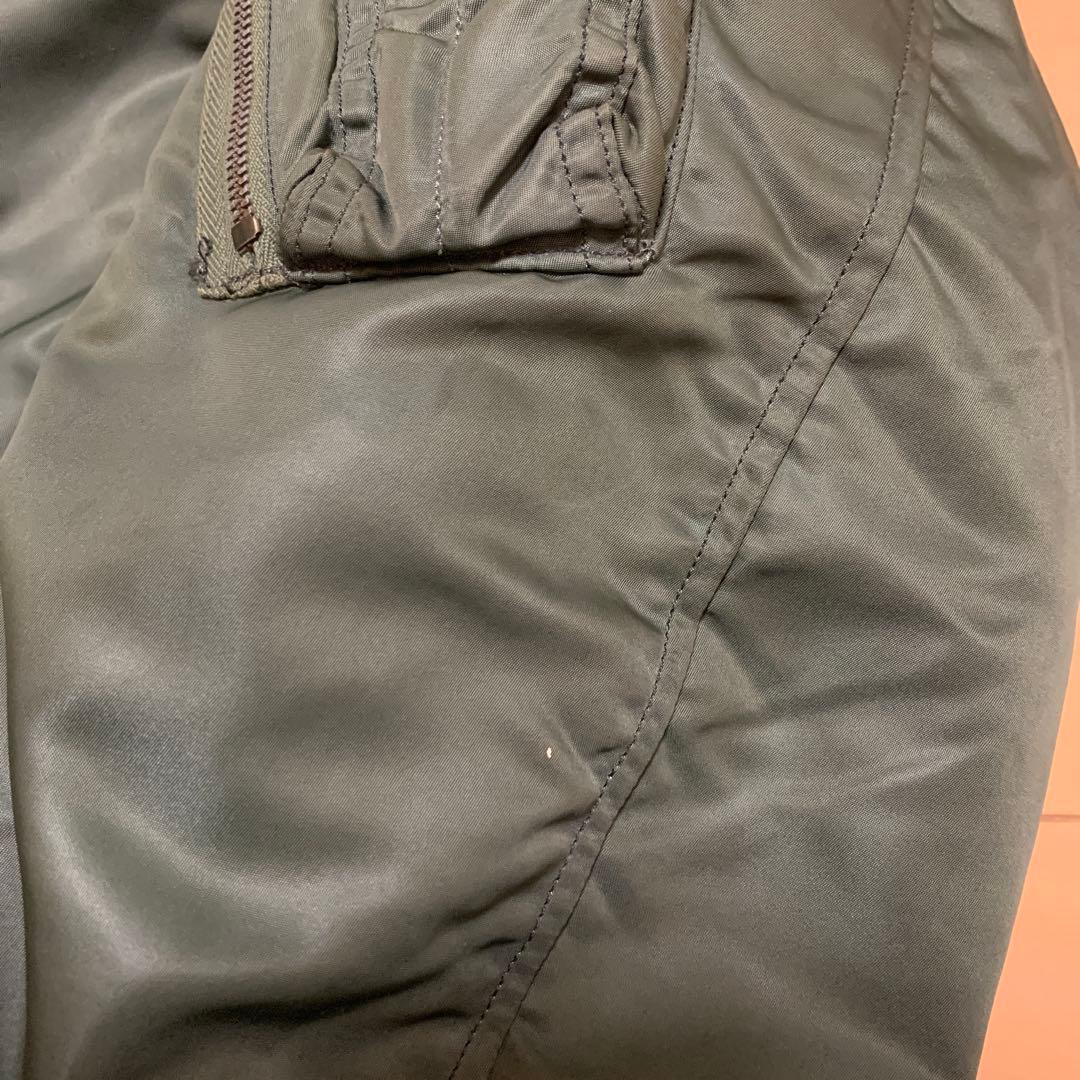 【美品】64年S 米軍実物 MA-1 アルファ Dタイプ クラウンジッパー