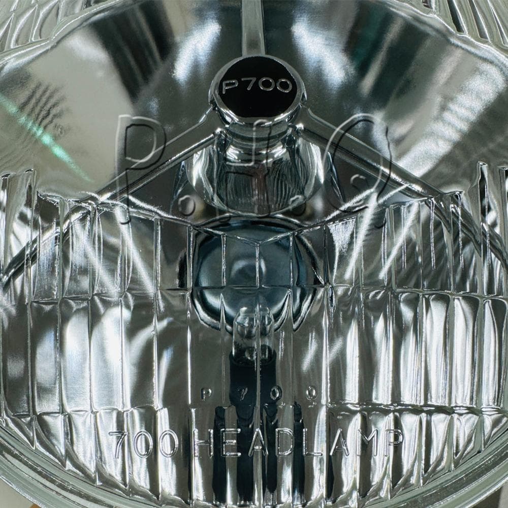 シルバー スリーポイント ヘッドライト ルーカス SR400 Z1 Z2 CB