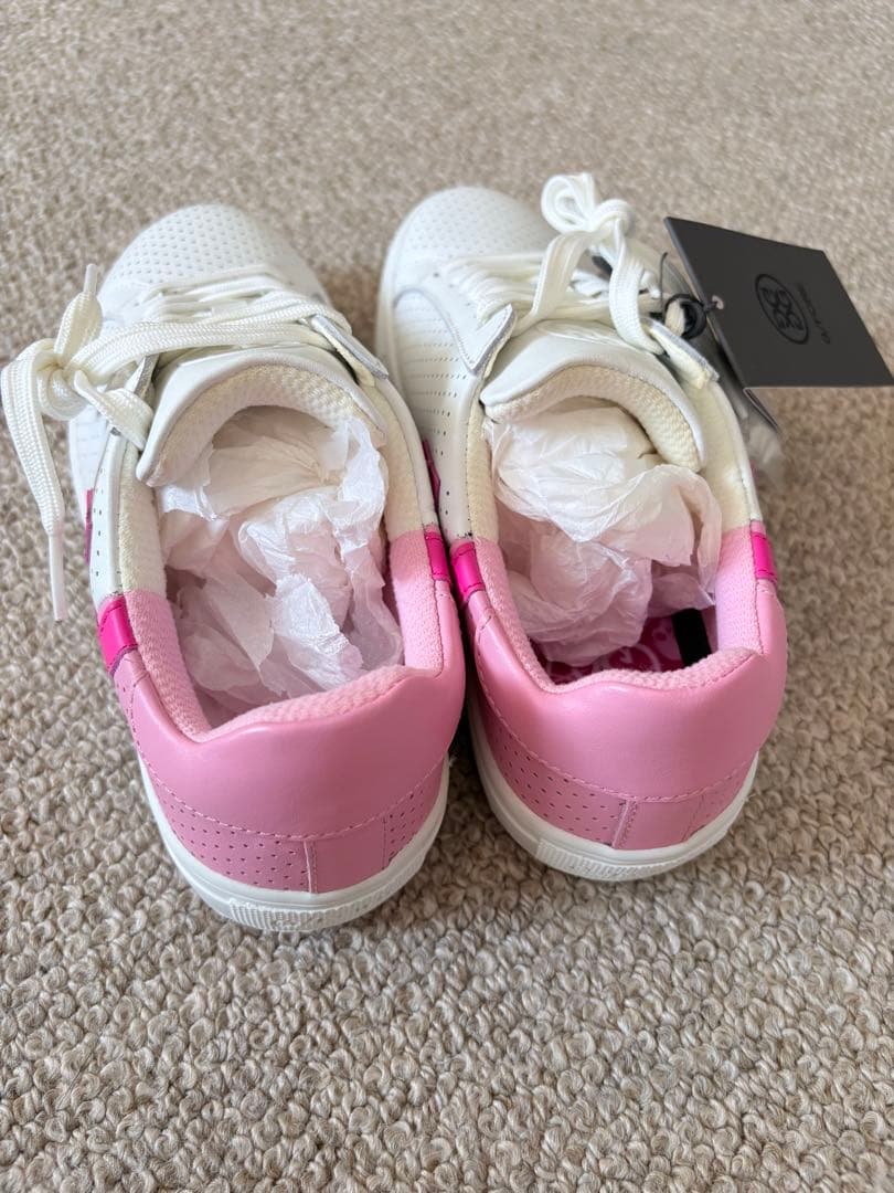 G/FORE ホワイト ピンク スニーカー