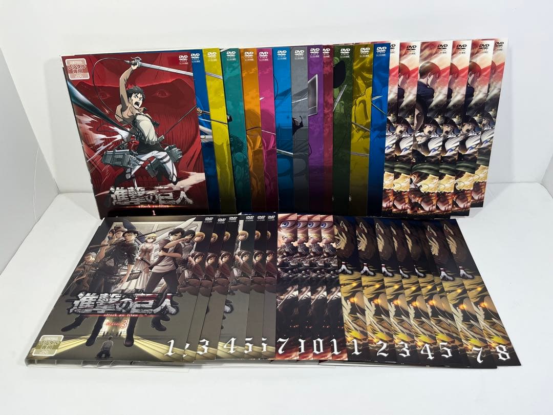 進撃の巨人1期2期3期ファイナルシーズン前半8巻まで　全38巻セット 新品 / 進撃の巨人 セット (全38冊) 全巻セット : 漫画全巻ドットコム