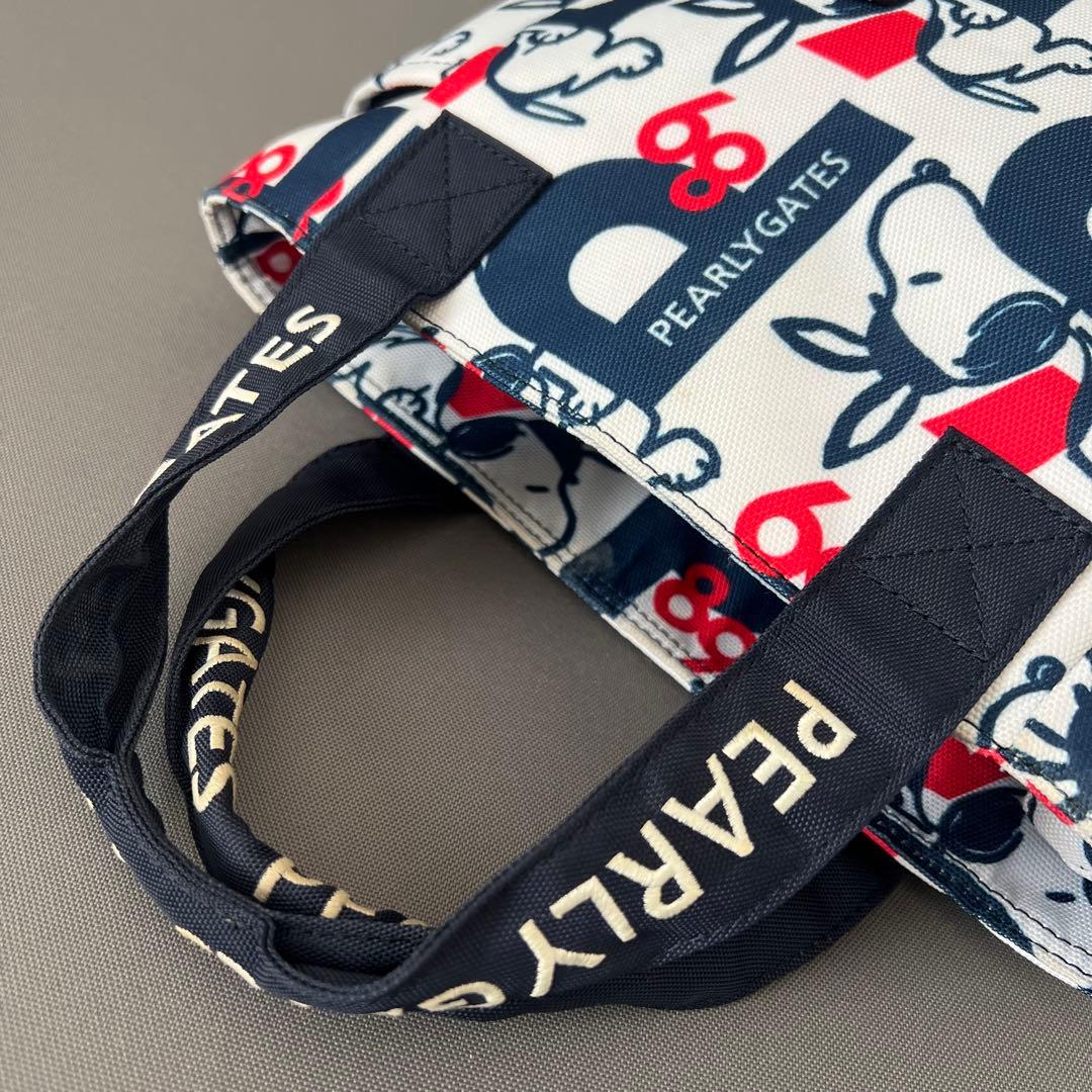 パーリーゲイツ　スヌーピー カートバッグ　ゴルフ　総柄　PEARLY GATES