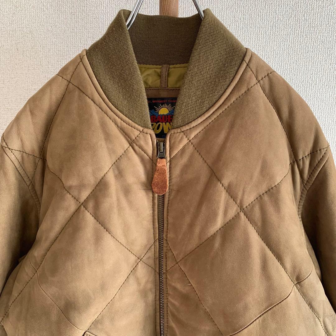 希少 エディーバウアー スカイライナー ゴートスエード レザー 日の出