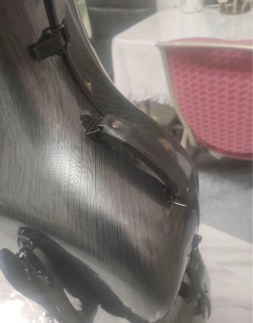 チェロ　ハード　ケース グレー ハードシェル　4/4