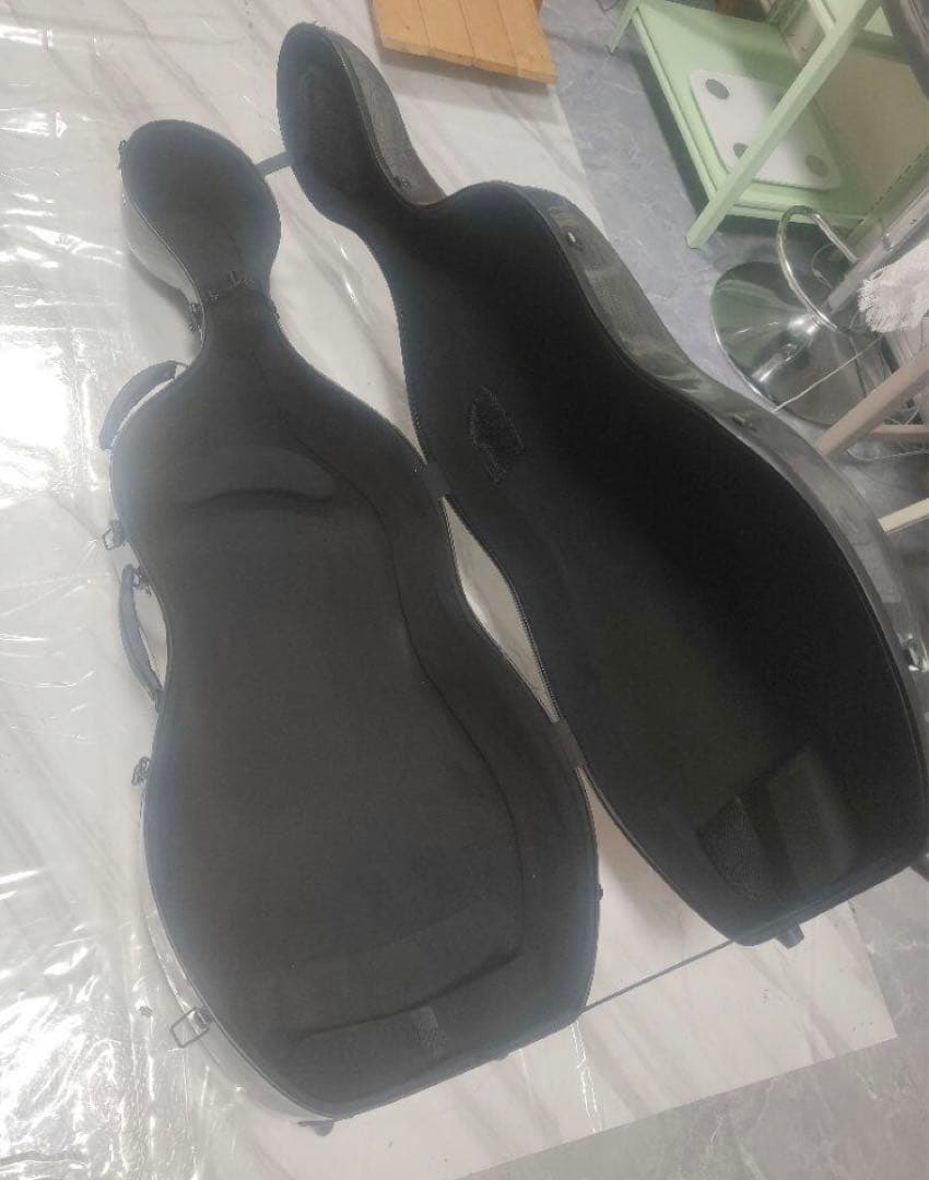 チェロ　ハード　ケース グレー ハードシェル　4/4