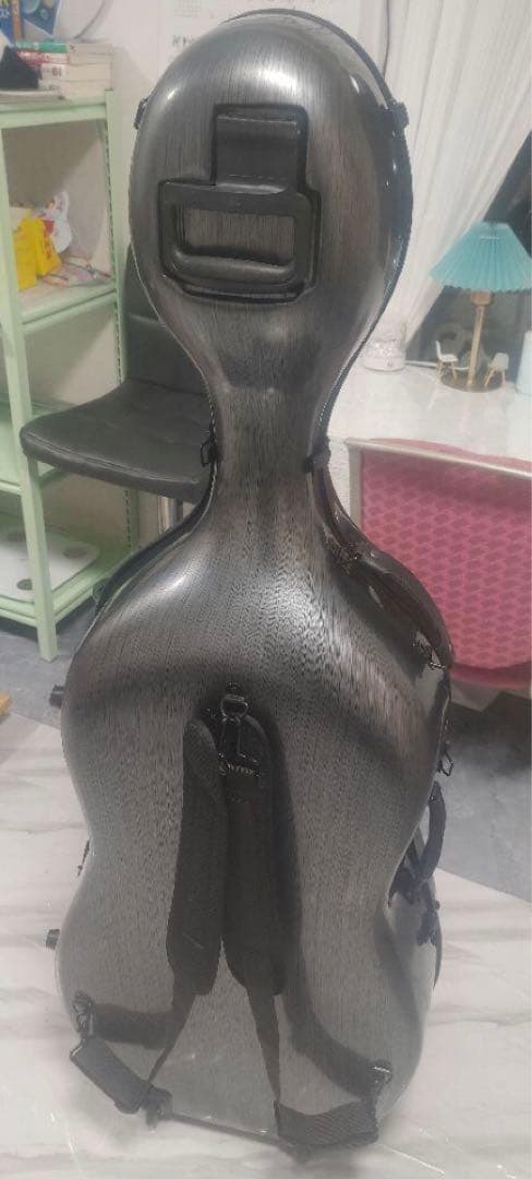 チェロ　ハード　ケース グレー ハードシェル　4/4