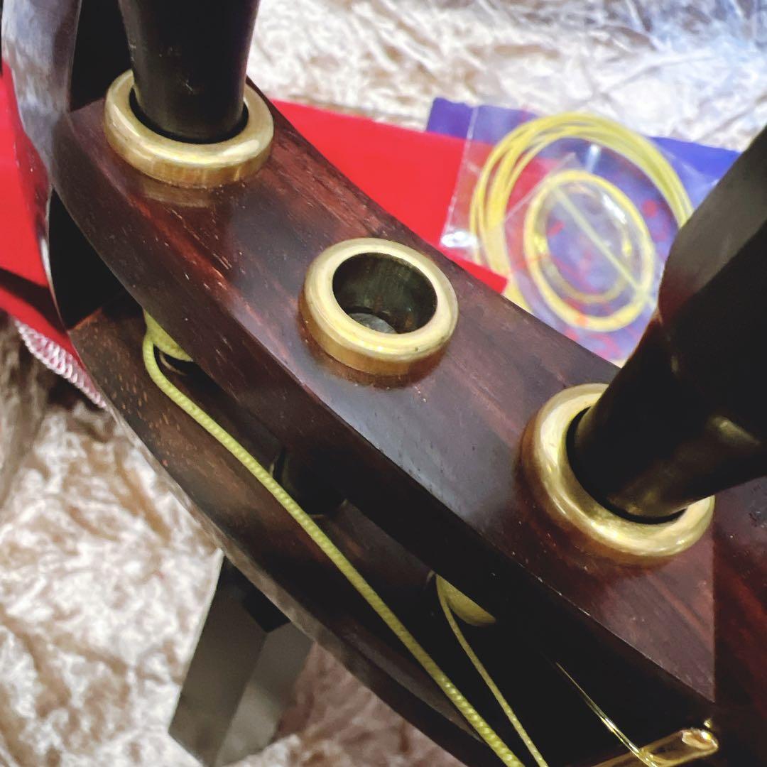 【津軽三味線】　太棹　紅木　東さわり　高級