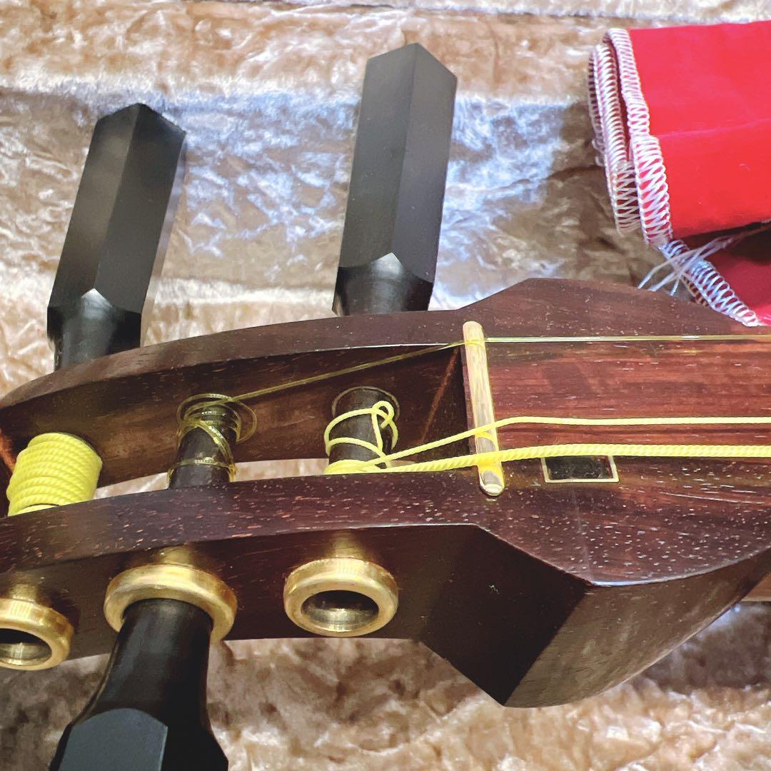 【津軽三味線】　太棹　紅木　東さわり　高級