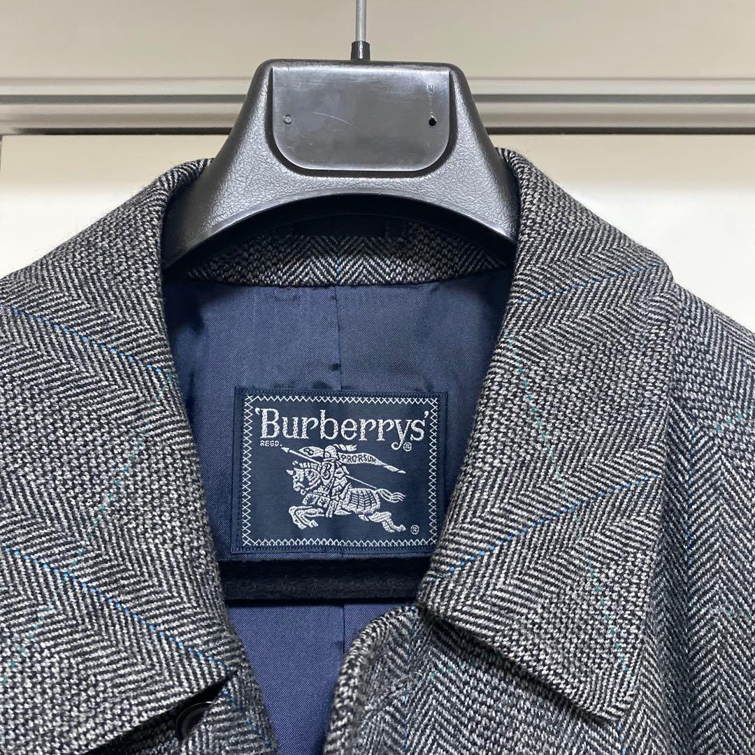 burberry コート ステンカラー ウールカシミヤ