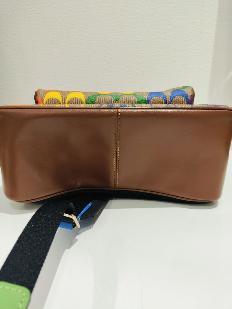 COACH リュック レインボーシグネチャー