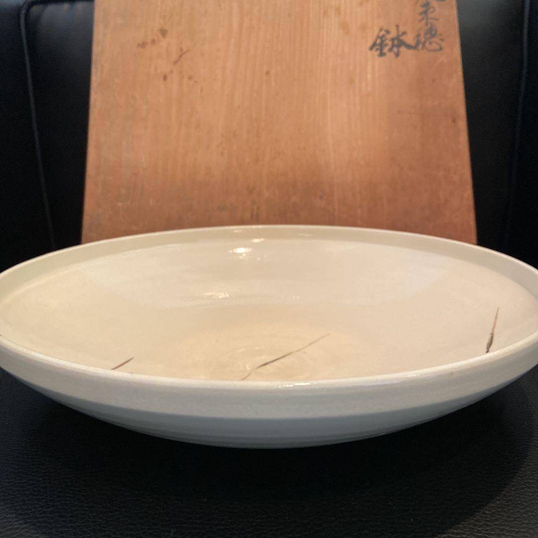 京焼 澤村陶哉 東哉 仁清瓷八束穂 鉢 音羽山 茶道具 共箱 共布 作家もの①