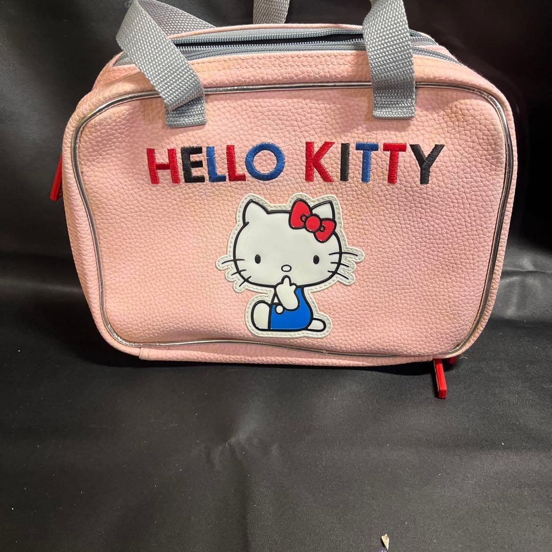 希少】HI-SP ハローキティ ボウリング アクセサリーバッグ レトロ 本革