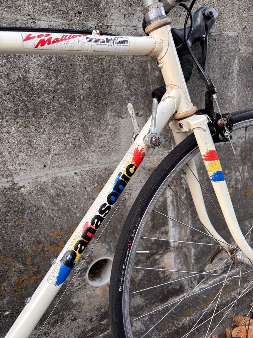 パナソニック　クロモリロードバイク