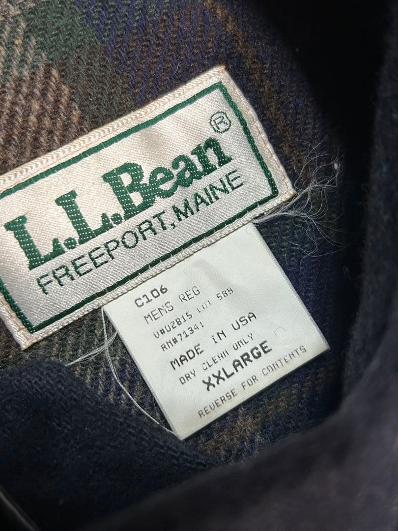 超希少 70s〜80s L.L.BEAN ウール ダッフルコート USA製