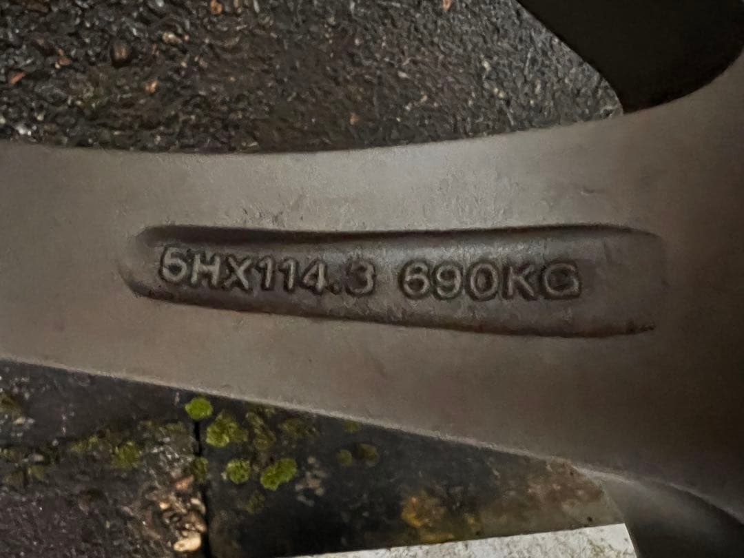 CST ゼロワンハイパー 9.5J+15 18インチ 2本 美品