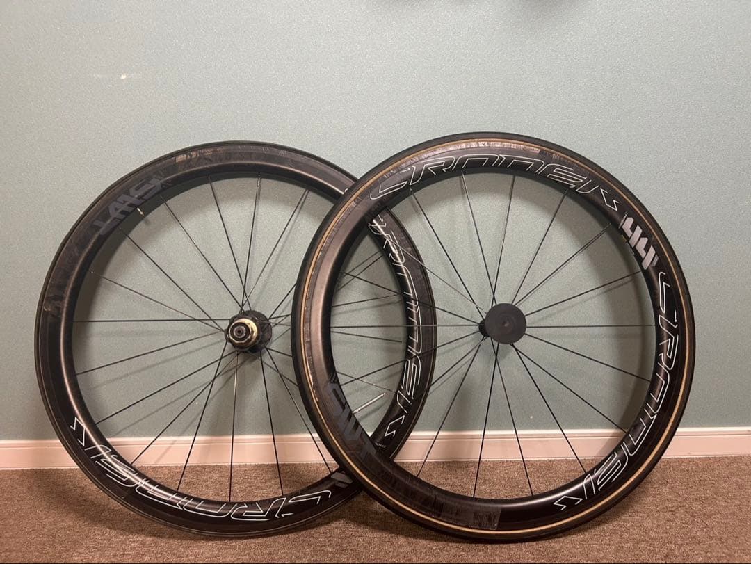 【お値下げ！】CRODER チューブラーホイール ブラックリム