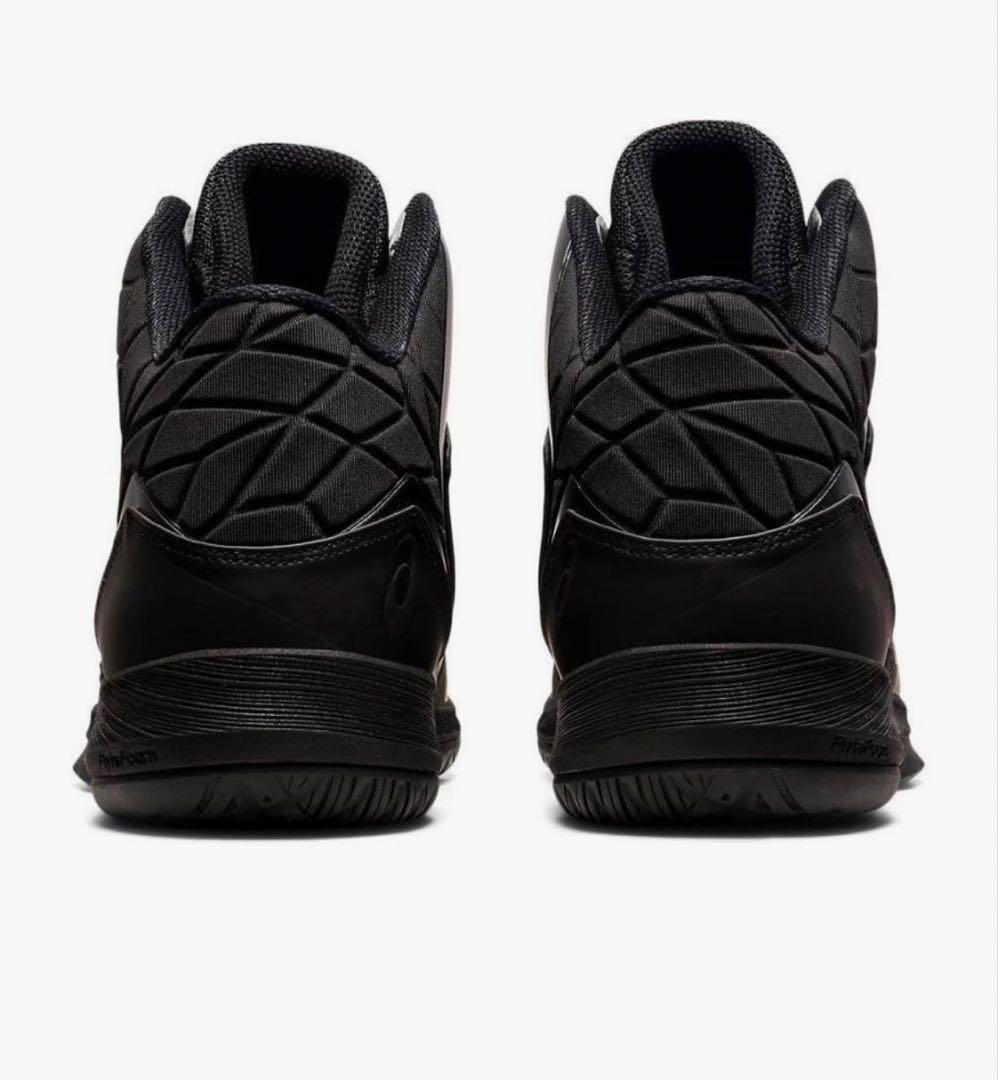 asics バスケットボールシューズ ブラック/ゴールド 25.5cm