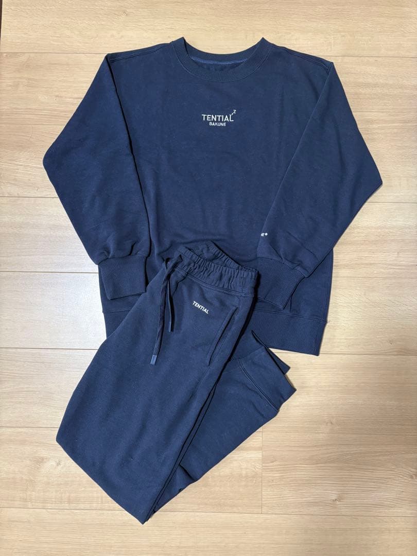TENTIAL BAKUNE スウェット Sネイビー 上下セット ウィメンズ
