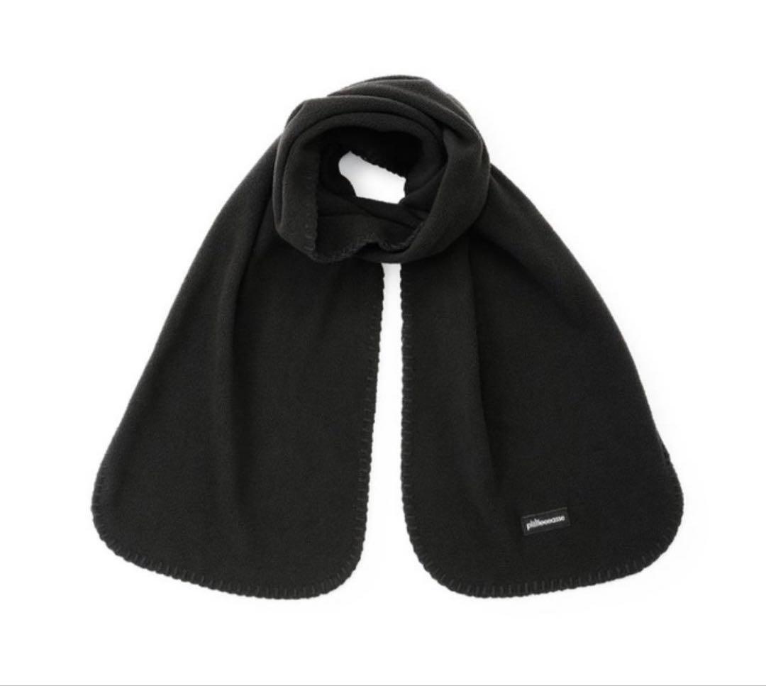 plllllleeeasse fleece scarf BLACK - メルカリ