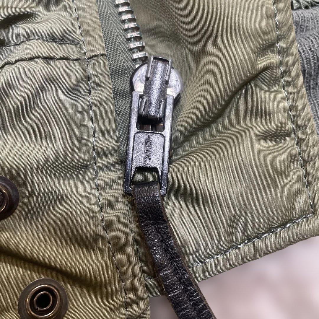 90s USA製 ALPHA N2B フライトジャケット N-2B オリーブ お