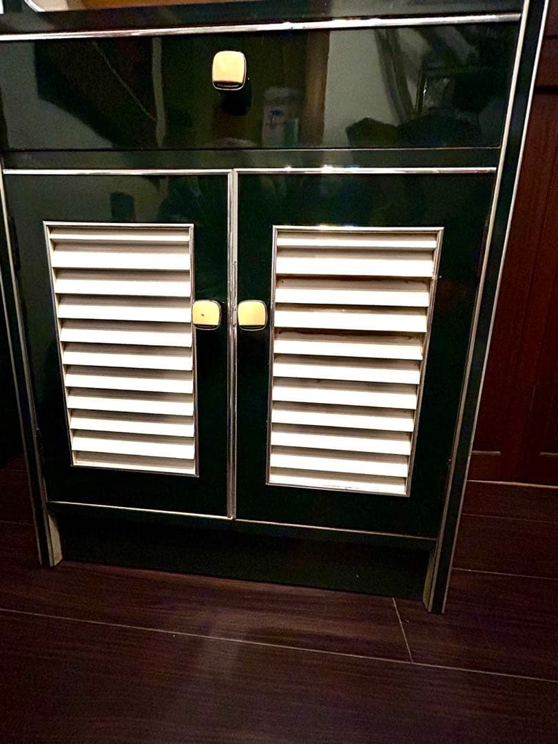 ②カワイイ 水屋/食器棚/飾り棚‼️昭和レトロ/ミッドセンチュリー/スペースエイジ