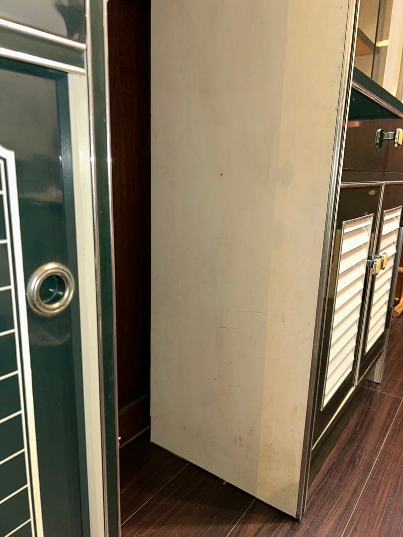 ②カワイイ 水屋/食器棚/飾り棚‼️昭和レトロ/ミッドセンチュリー/スペースエイジ